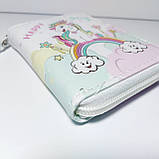 Гаманець дитячий для дівчинки єдиноріжки з відділенням для монет, фото 2