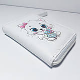 Гаманець дитячий для дівчинки кошенята з відділенням для монет, фото 2