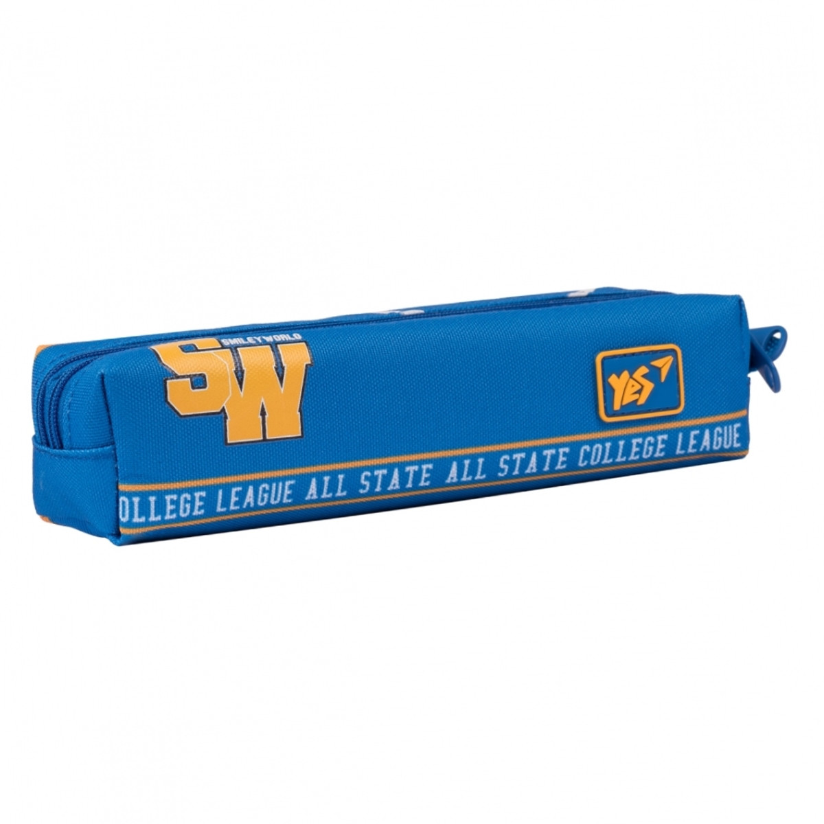 Пенал м'який YES TP-04 "Smiley World. College", синій 533025