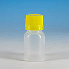 Флакон Прозорий 10 мл. з Жовтой кришкою та кільцем першого розкриття, фото 2