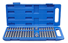 Набір біт HEX, TORX, SPLINE 40ед Vorfal V08070