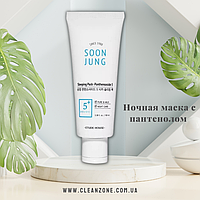 Нічна маска з пантенолом для чутливої шкіри Etude House Soon Jung Sleeping Pack Panthensoside 5