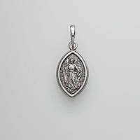 Серебряная ладанка иконка Ангел Хранитель