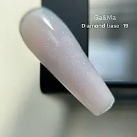Камуфлирующая база Ga&Ma Даймонд 019 Cover base Diamond с шимером, 15мл