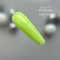 Симпл гель Ga&Ma лаймовый Simple gel laymovyy, 15 мл