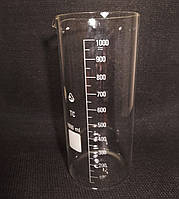Склянка висока В-1-1000 ТС зі шкалою з термостійкого скла (ГОСТ 25336-82) — 991635598
