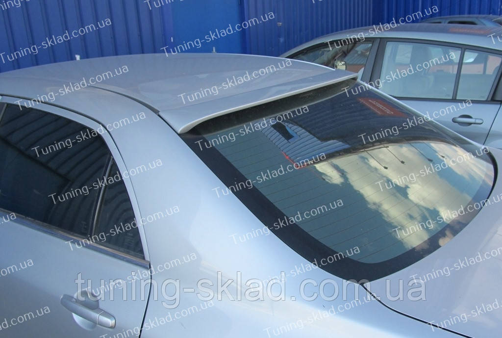 Спойлер на скло Toyota Corolla X E150 (спійлер заднього скла Тойота Королла 10 Е150), фото 1