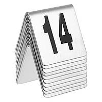 Таблички для Нумерация столов | Номера на стол - номерки на стол - номерки для стола из металла