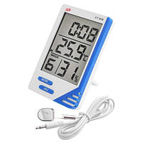 Термометр гигрометр электронный KT-908, Метеостанция комнатная, Комнатный термометр с гигрометром