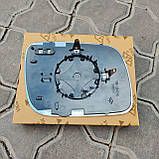 Фольксваген Туарег (VW Touareg) 2002-2007 вкладиш (скло, дзеркальний елемент) дзеркала лівий, фото 2