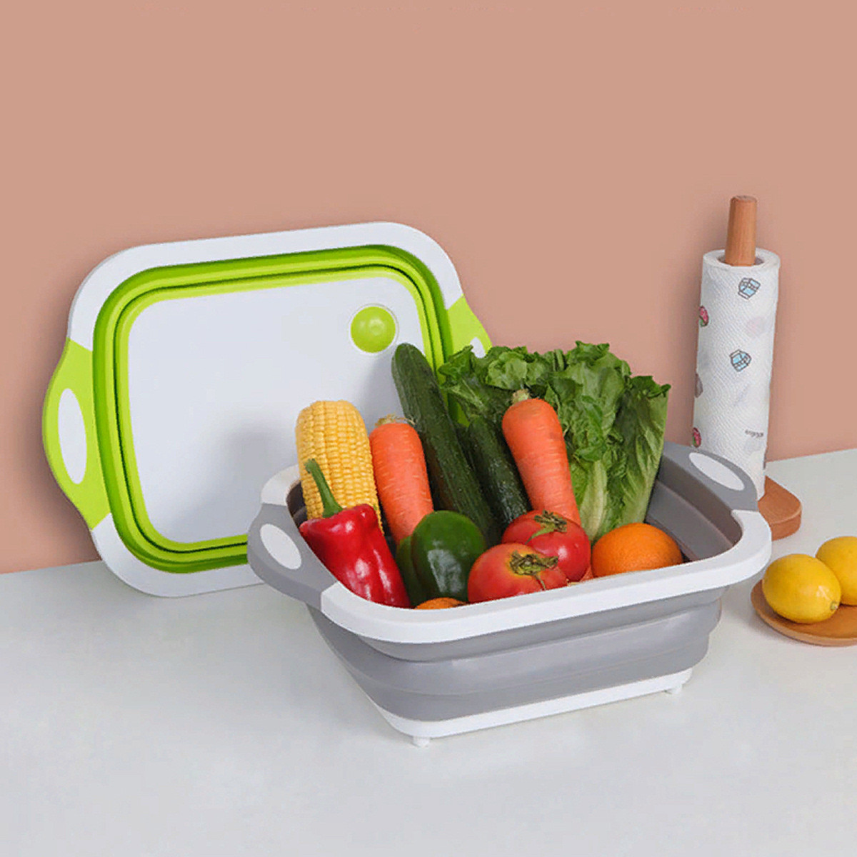 Складана обробна дошка-міска Chopping Board 3 в 1