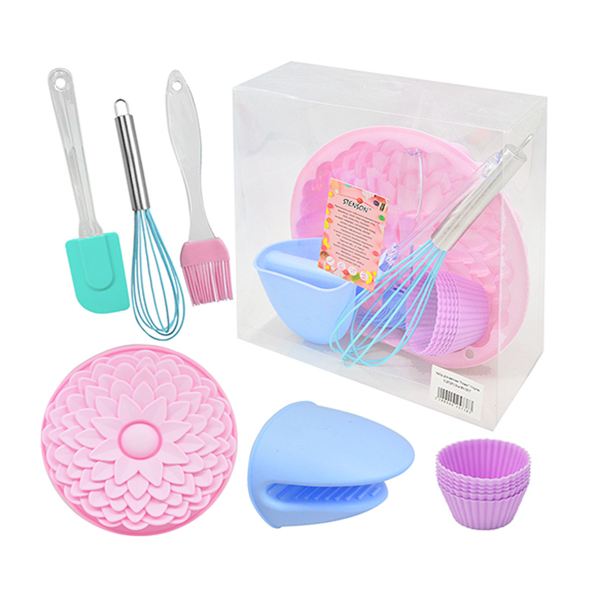 Набір для випікання Flower 24 х 24 х 3.5 см (MH-3917) Силікон