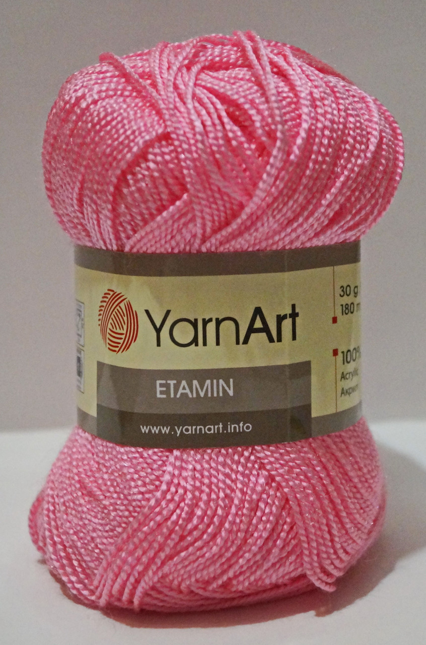 Нитки пряжа для в'язання Etamine Етамін від YarnArt Ярнарт № 436 - світлий рожевий