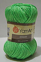 Нитки пряжа для вязания Etamine Этамин от YarnArt Ярнарт № 457 - салат