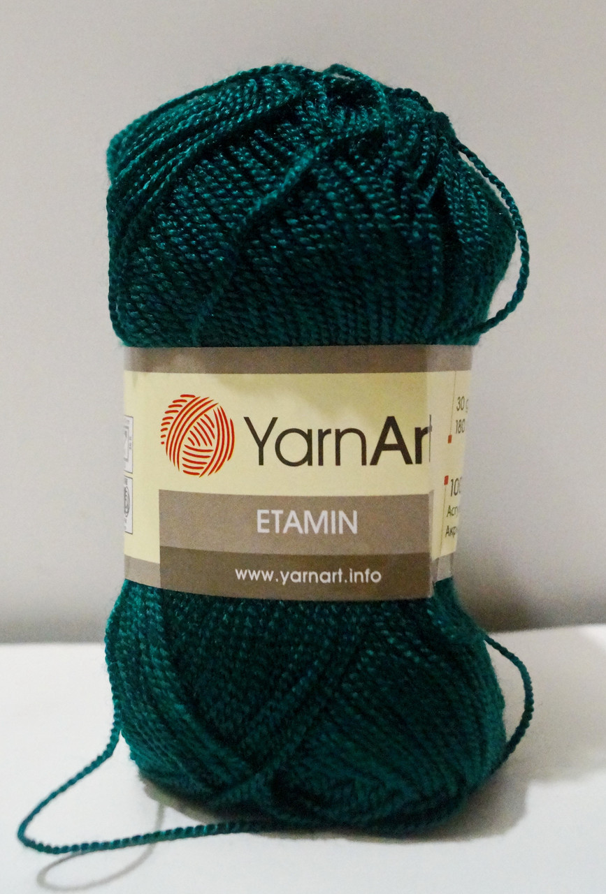 Нитки пряжа для в'язання Etamine Етамін від YarnArt Ярнарт № 443 - морської
