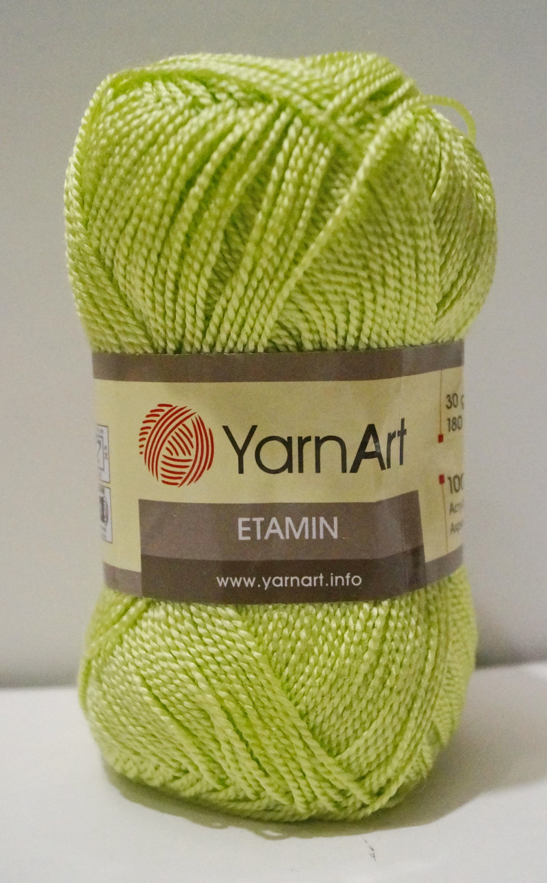 Нитки пряжа для в'язання Etamine Етамін від YarnArt Ярнарт № 452 - фісташка