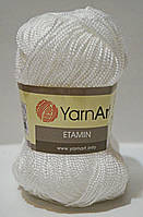 Нитки пряжа для вязания Etamine Этамин от YarnArt Ярнарт № 421 - белоснежный