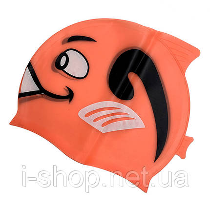 Шапочка для плавання дитяча Newt Fish помаранчова NE-SW-390-OR, фото 1