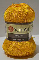 Нитки пряжа для вязания Etamine Этамин от YarnArt Ярнарт № 439 - желток