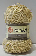 Нитки пряжа для вязания Etamine Этамин от YarnArt Ярнарт № 448 С - песочный