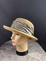 Капелюх ексклюзивний Modessa Hat, світлий, дуже якісний, Розмір 56 см, Відмінний стан