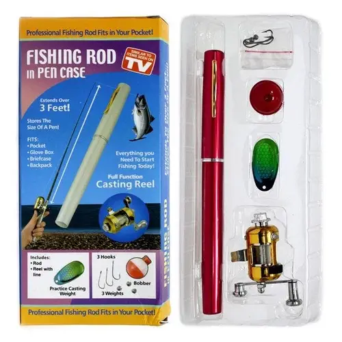 Складная мини удочка-спиннинг Fishing Rod in pen case Jw (ID#1880880358 ...