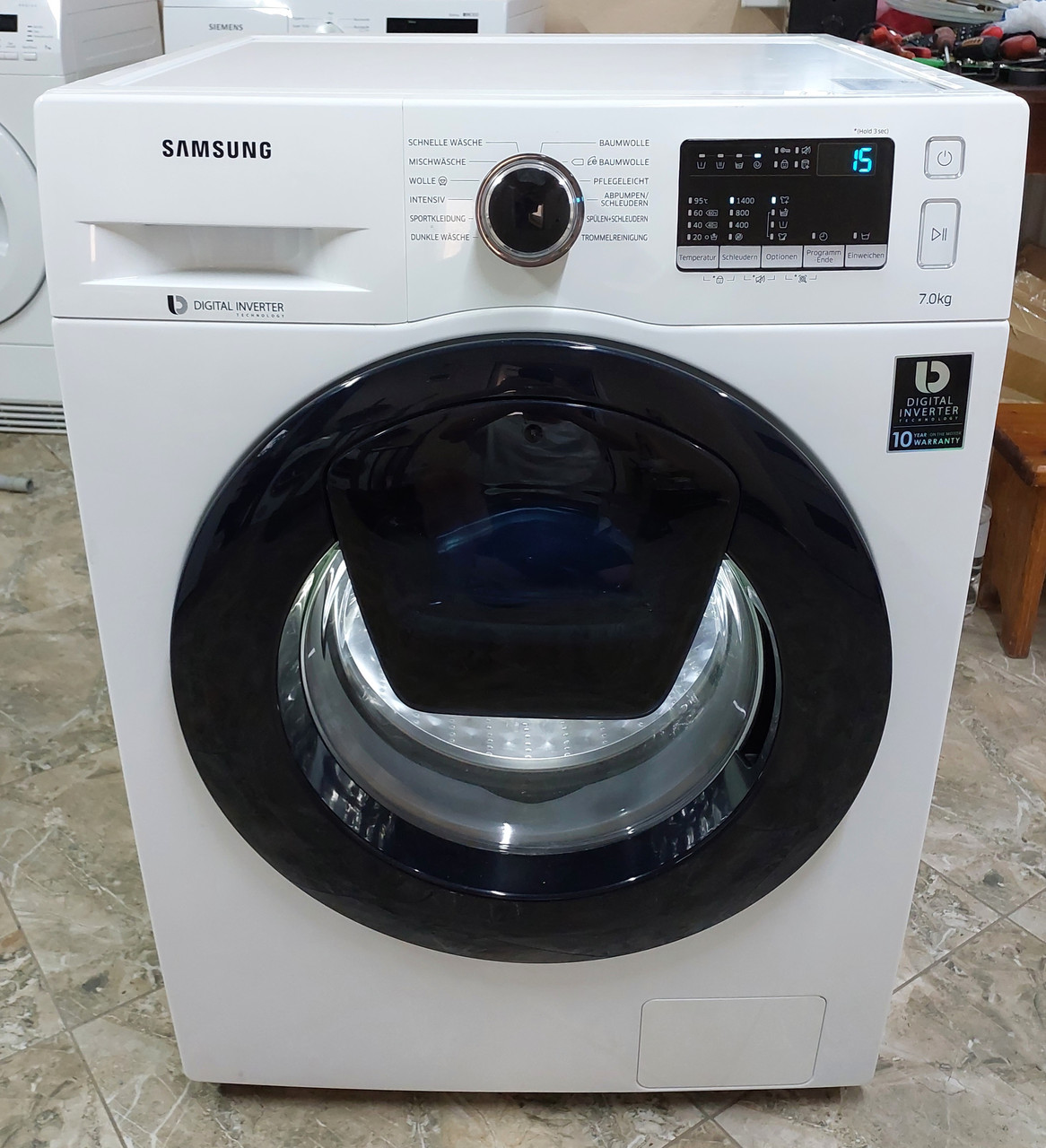 Пральна машина Samsung WW7EK44205W 7кг А+++ івертор Add Wash б/в, фото 1