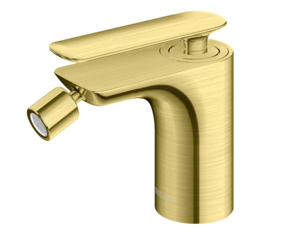 Змішувач для біде KOHLMAN EXPERIENCE BRUSHED GOLD змішувач для біде