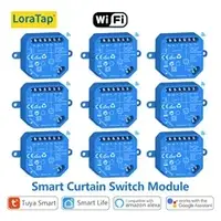 LoraTap Tuya Smart Рольставни Переключатель жалюзи Трубчатый двигатель Дистанционное управление с помощью прил