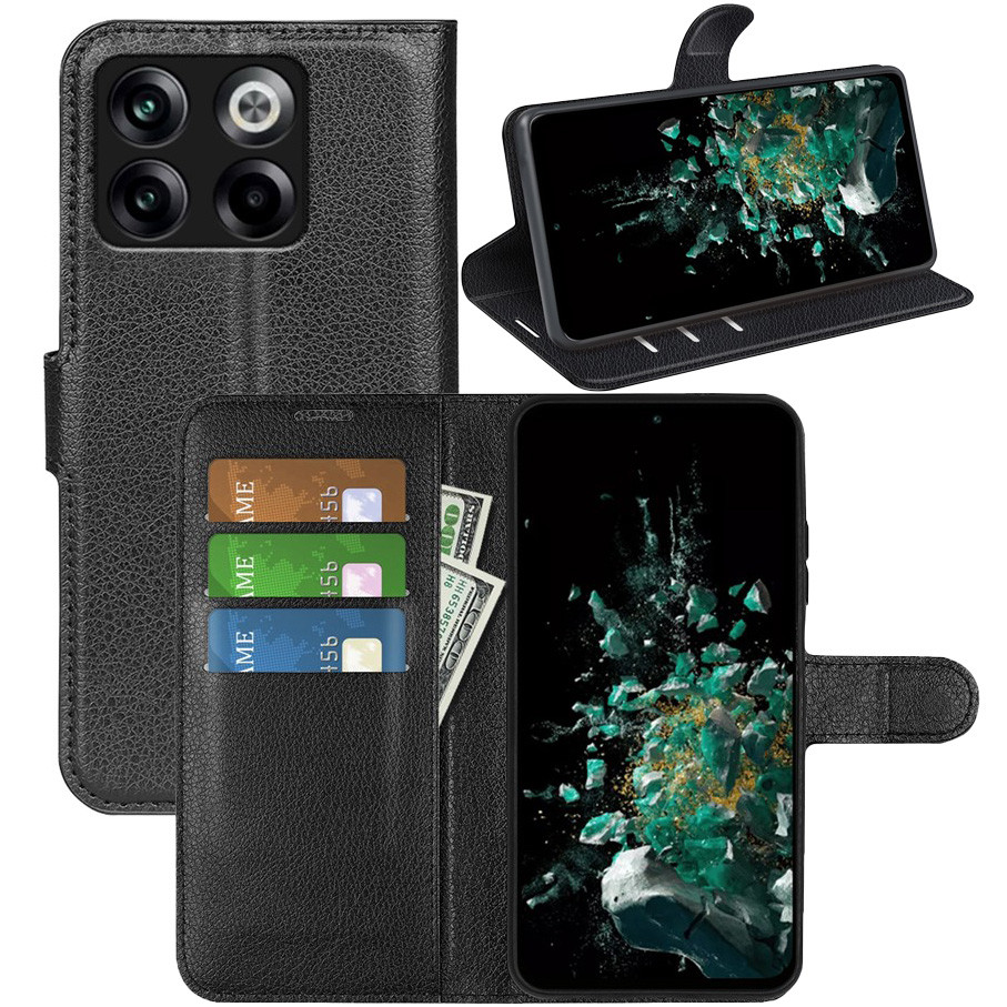 Чохол-книжка Litchie Wallet для OnePlus Ace Pro / 10T Black, фото 1