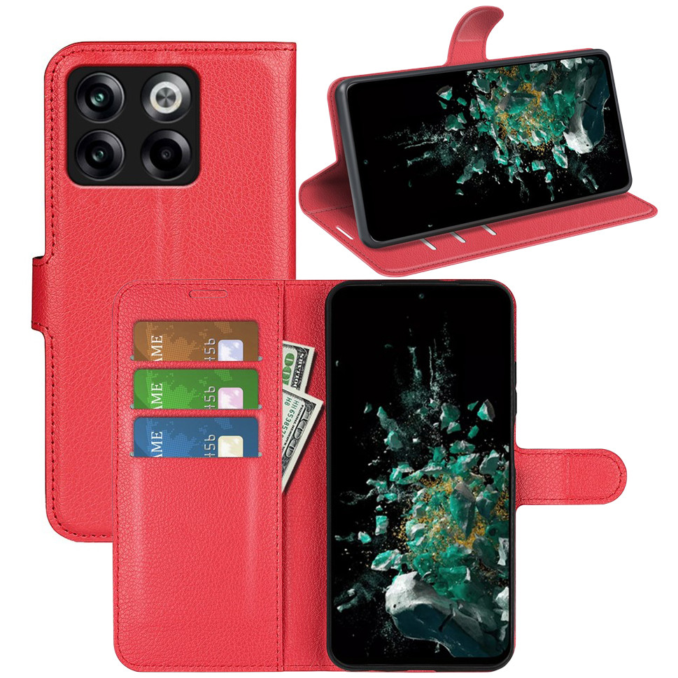 Чохол-книжка Litchie Wallet для OnePlus Ace Pro / 10T Red, фото 1