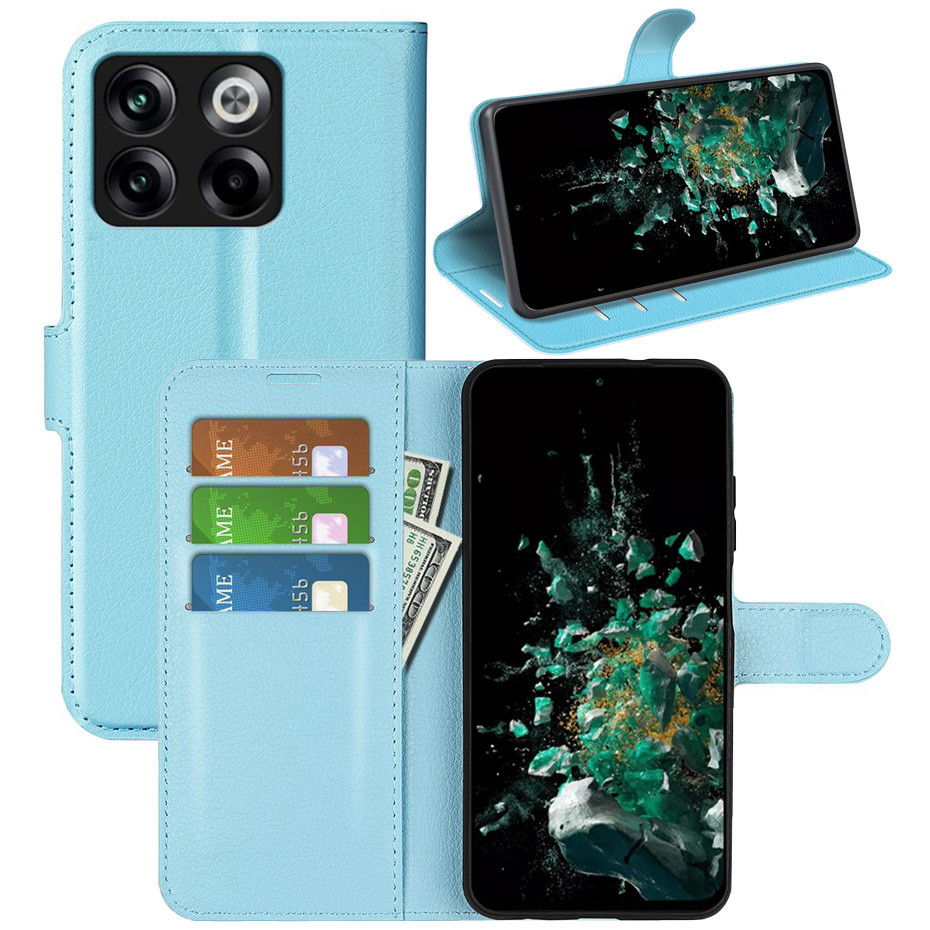 Чохол-книжка Litchie Wallet для OnePlus Ace Pro / 10T Light Blue, фото 1