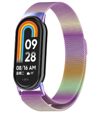 Ремінець DK Metal Milanese Loop Magnetic для Xiaomi Mi Band 8 (chameleon)