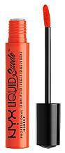 Рідка помада NYX Liquid Suede Cream Lipstick orange county 05