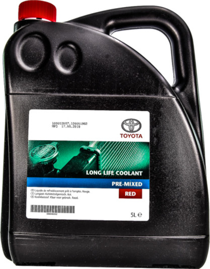 Готовий антифриз Toyota Long Life Coolant G12 червоний -37 °C, фото 1