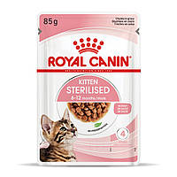 Royal Canin (Роял Канин) Kitten Sterilised Gravy консервы для стерилизованных котят от 6 до 12 мес. 85 г