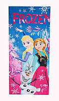 Пляжний Рушник Disney Frozen 75*150 Блакитного Кольору Бавовняний Piramit Туреччина