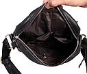 Чоловіча шкіряна сумка 300121 чорна, фото 7