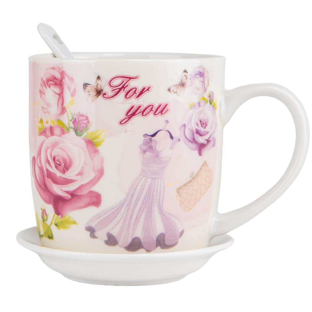 Кружка "For You", 350 мл * Рандомний вибір дизайну ELISEY