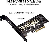 Плата расширения NVME M.2 SSD M Key to PCI-e 3.0 x1 Код:MS05