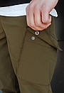 Штани карго з кишенями Staff cargo fa spandex khaki, фото 5
