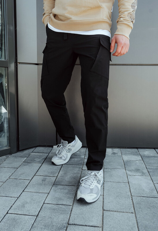 Штани чорні Staff cargo fa spandex black