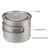 Казанок титановий Lixada 900 мл, фото 10