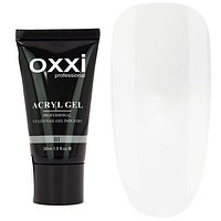 Акрил-гель Oxxi Professional Aсryl Gel № 1 прозрачный, 60 мл