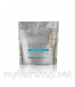 Освітлювальна пудра для волосся 3DeLuXe Bleaching Powder 500g