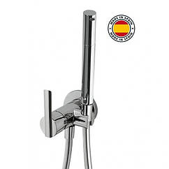 Змішувач вбудований з гігієнічним душем Tres Lex 181223