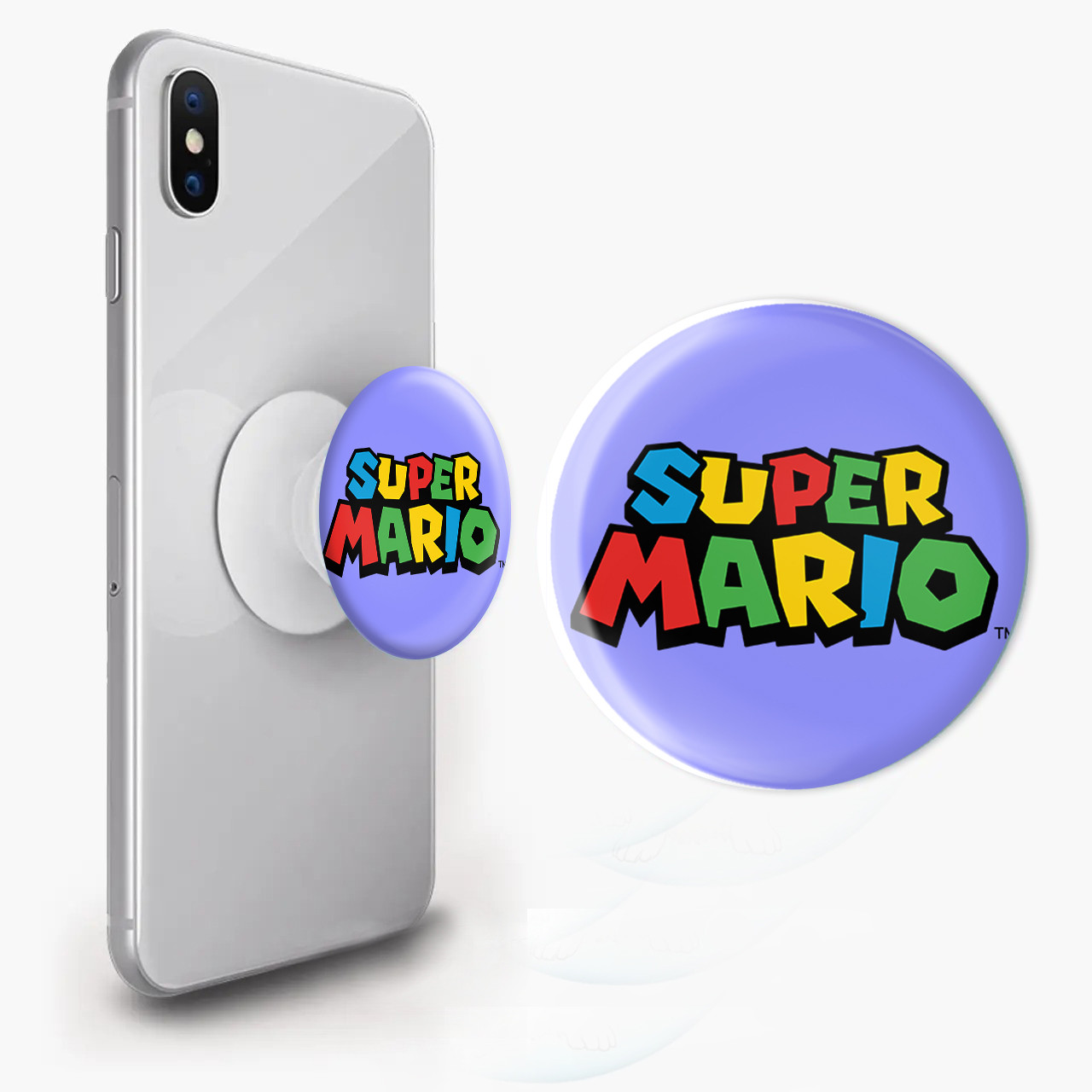 Тримач для смартфона попсокет (Popsockets)  Супер Маріо
