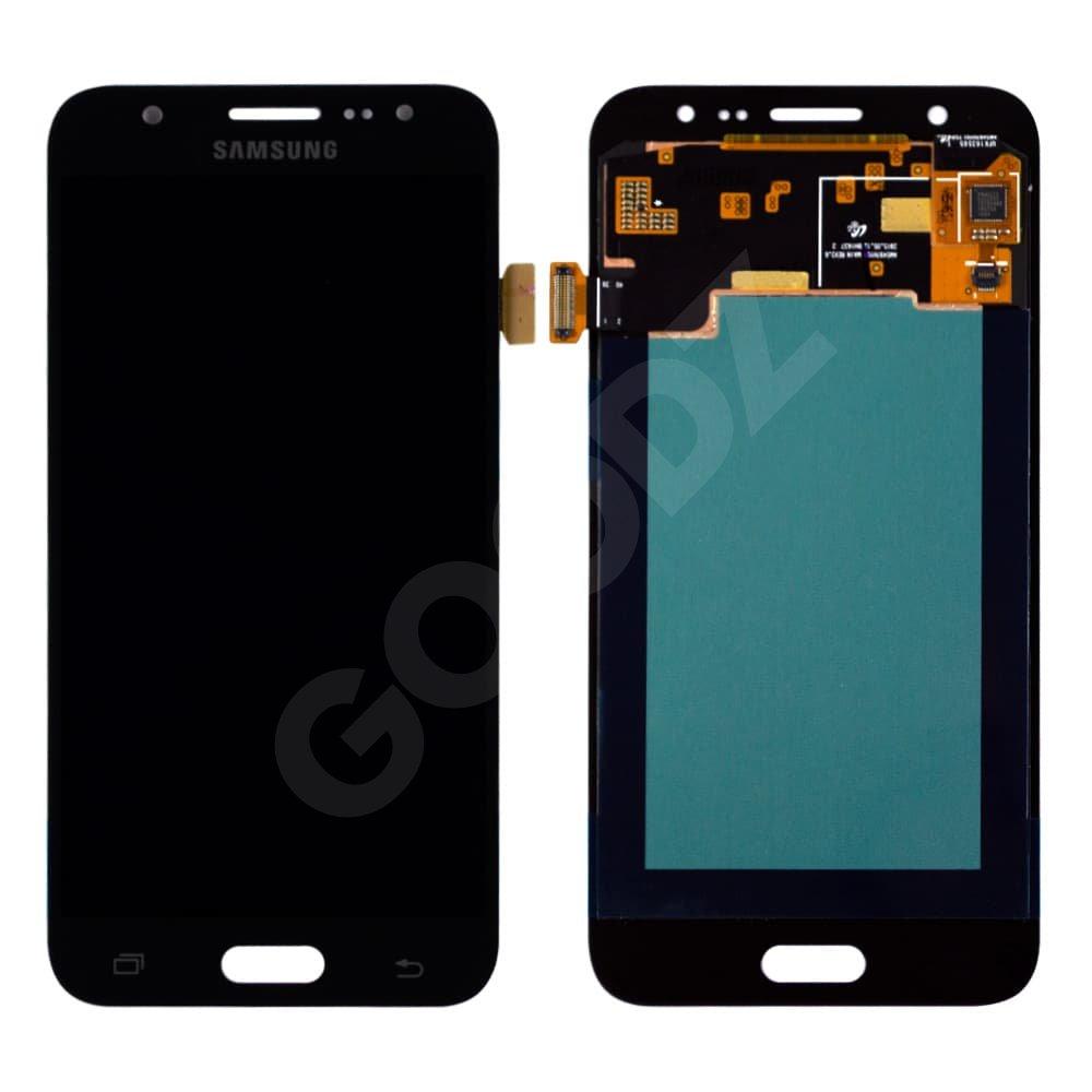 Дисплей для Samsung J500H, J500F, J500M DS Galaxy J5 (2015) з тачскрином у збірі, колір чорний, орги