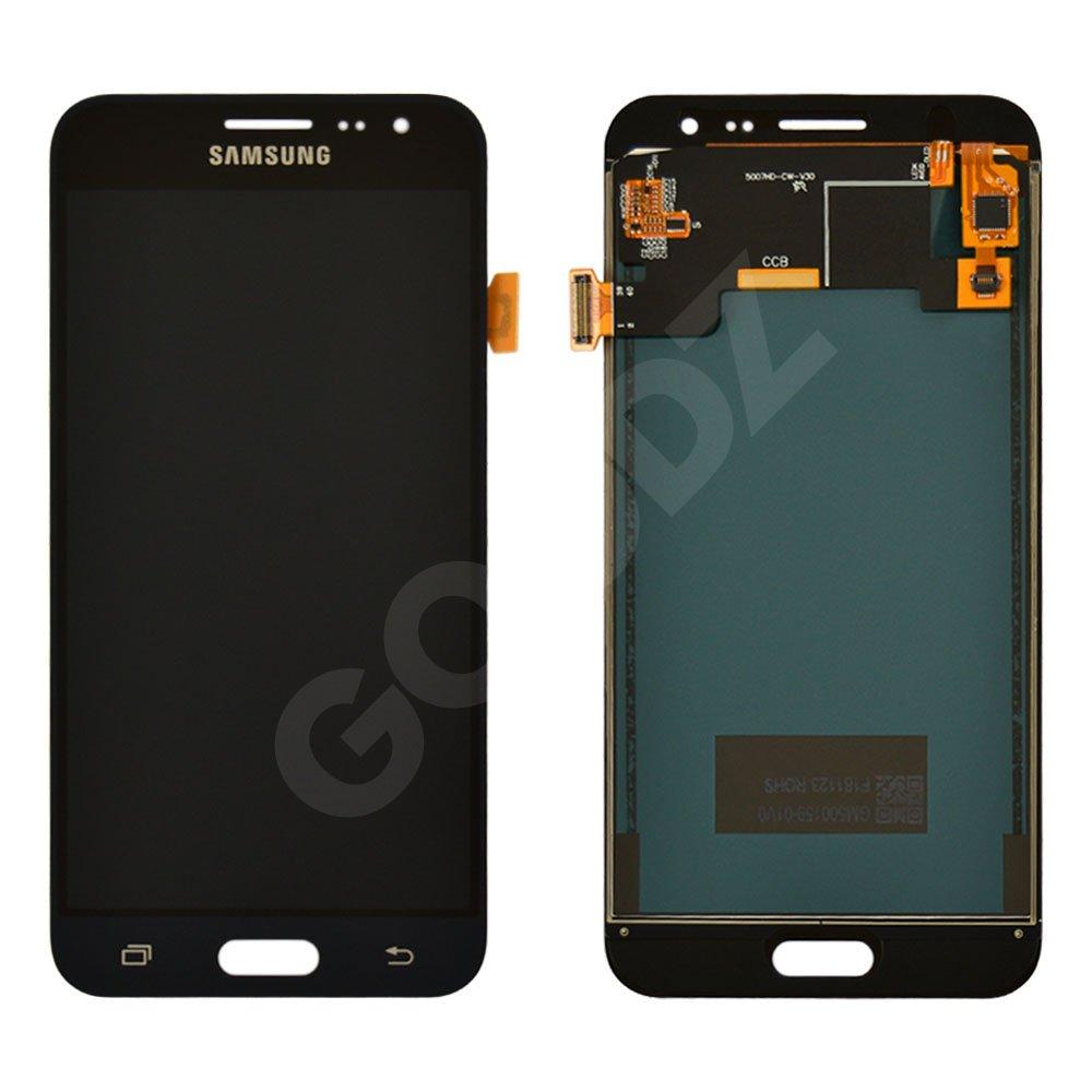 Дисплей для Samsung J320H / DS Galaxy J3 (2016), з тачскріном в зборі, колір чорний, TFT c регулюванням