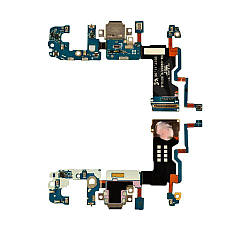 Шлейф для Samsung G965 Galaxy S9 + (2018) з роз'ємом зарядки
